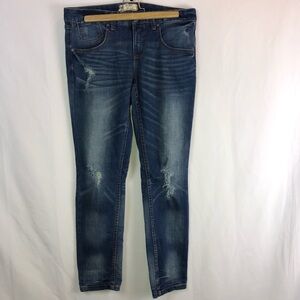 Free People FP Distressed Jeans Ankle Length